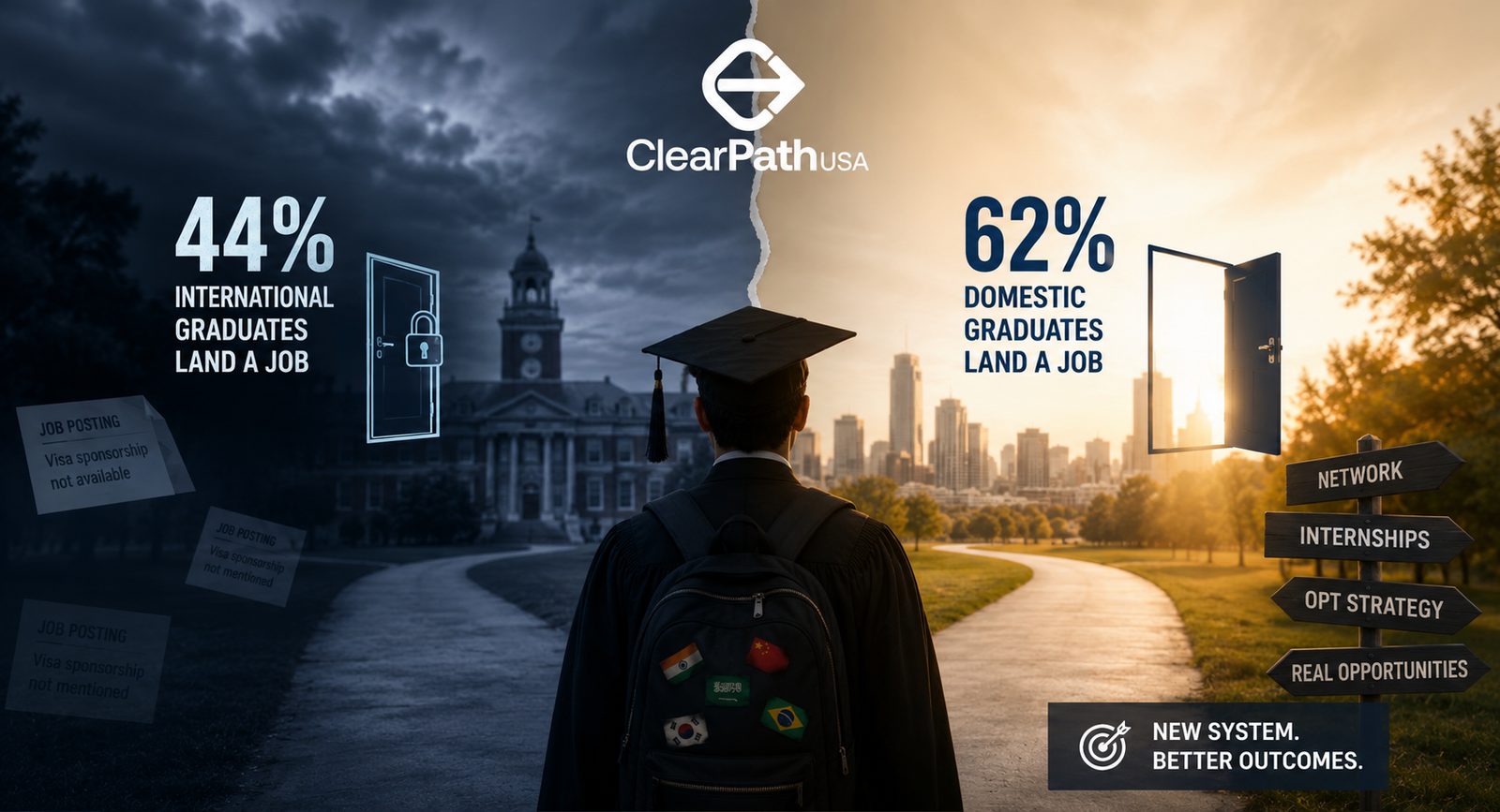 Why Only 44 Percent of International Graduates Land a Job After School